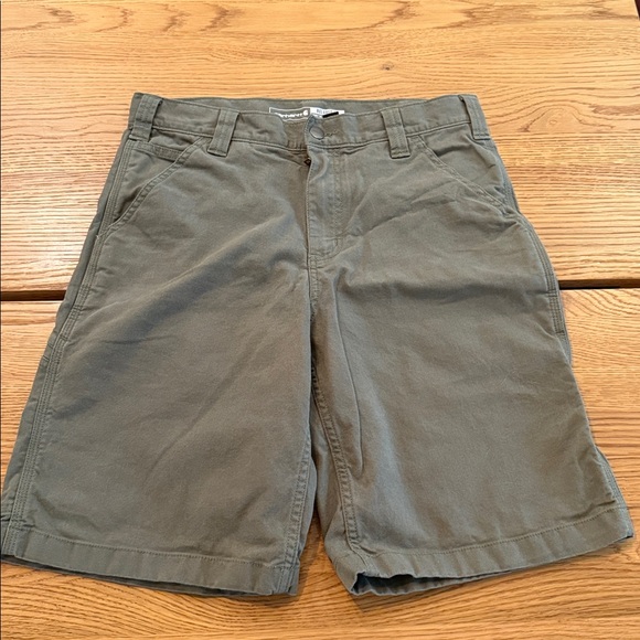 Carhartt Olive Relaxed Fit Shorts - Picture 1 of 4